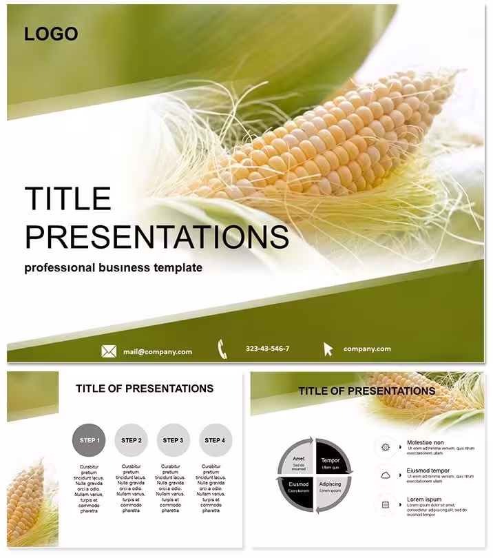 Maize Cultivation Keynote Template Guide