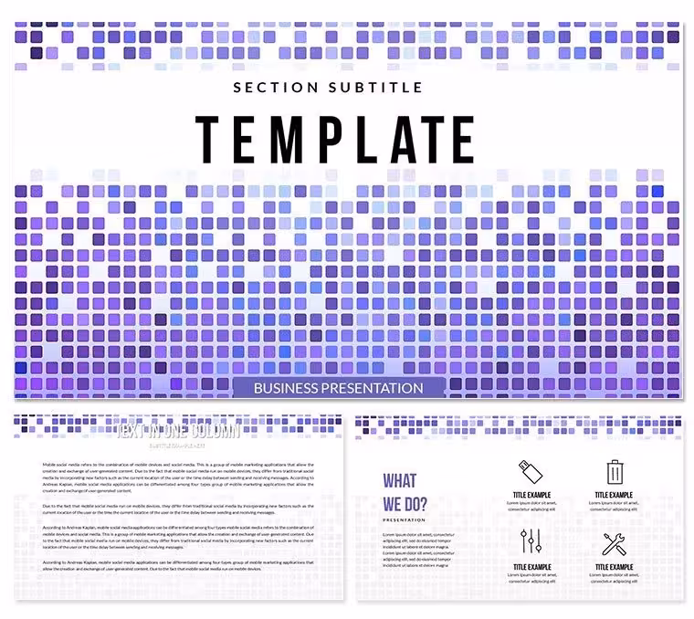 Beautiful Definition Keynote Template for Presentation