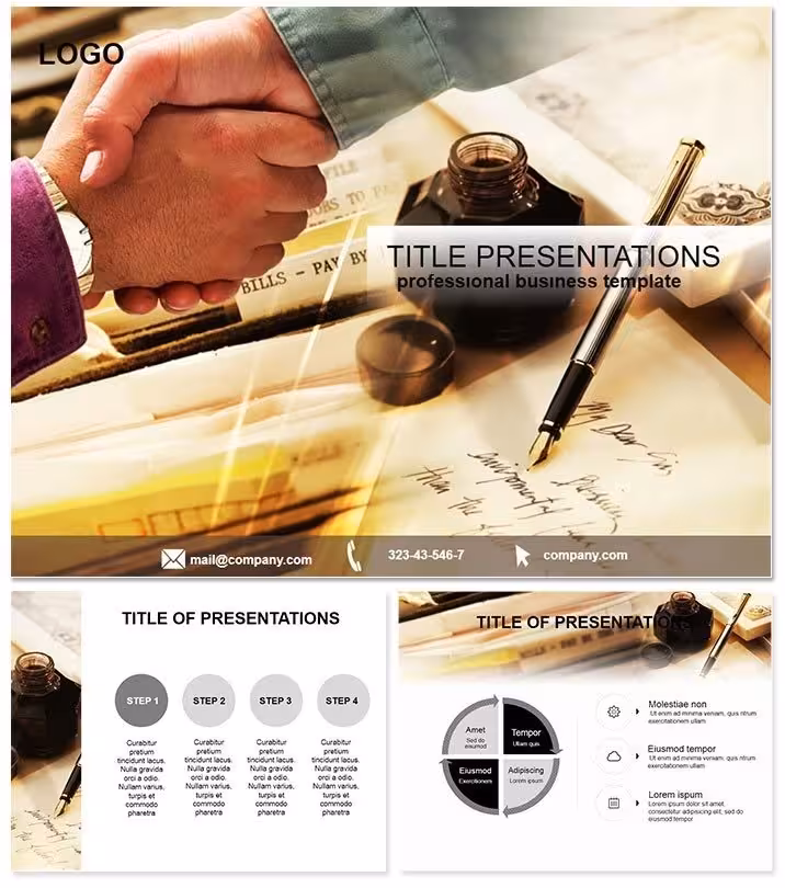 Business Partnership Agreement Keynote Template