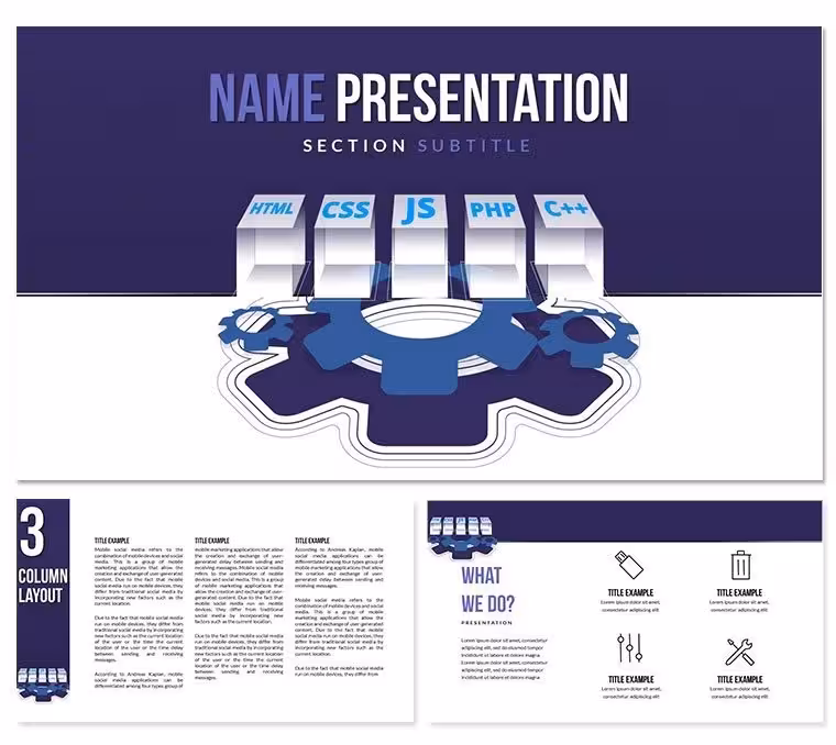 Programming Websites Keynote templates