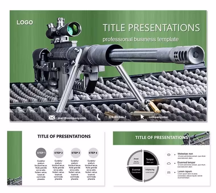 Sniper Weapon System Keynote Template: Aim True in Every Slide
