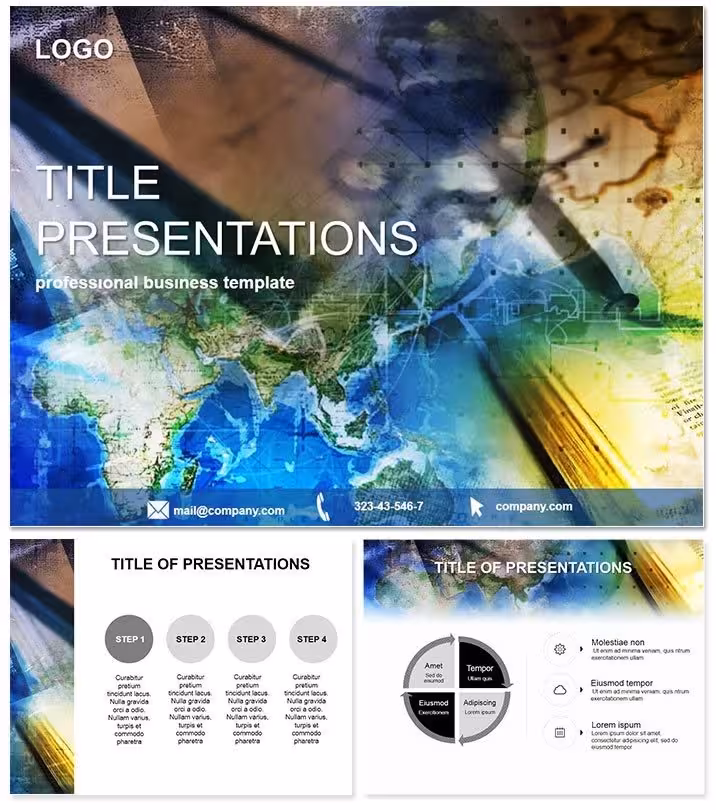 Geographic Maps Keynote Template