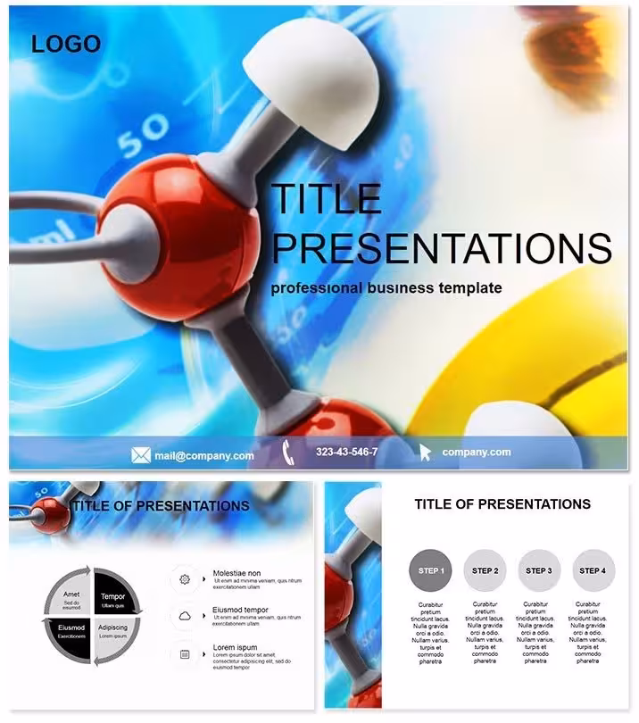 Chemical Molecule PowerPoint Template