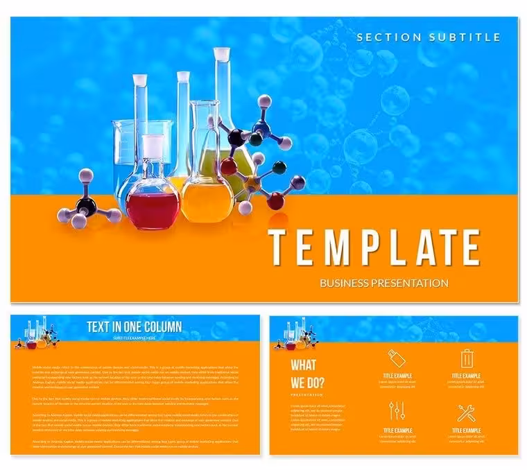 Virtual Chemical Laboratory Keynote templates