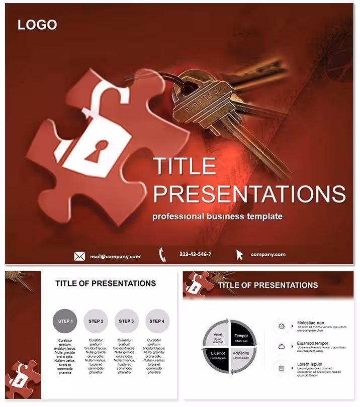 Secure Password Keynote Template Essentials