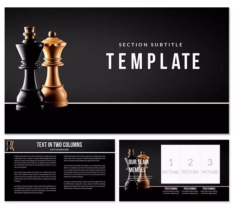 Chess Pawns Keynote Themes