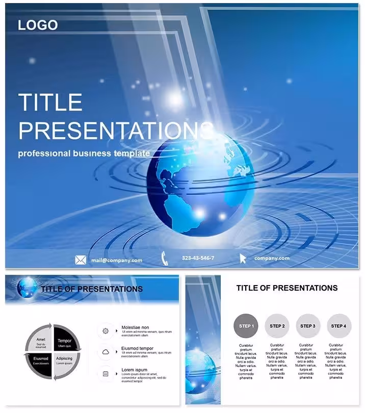 World Energy PowerPoint Template: Energize Global Visions