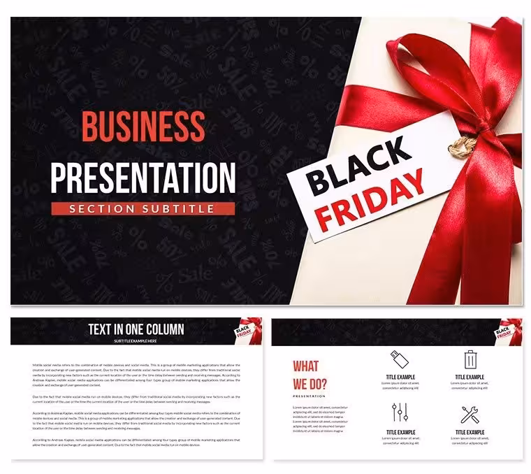 Download Black Friday Deals Keynote Template Presentation