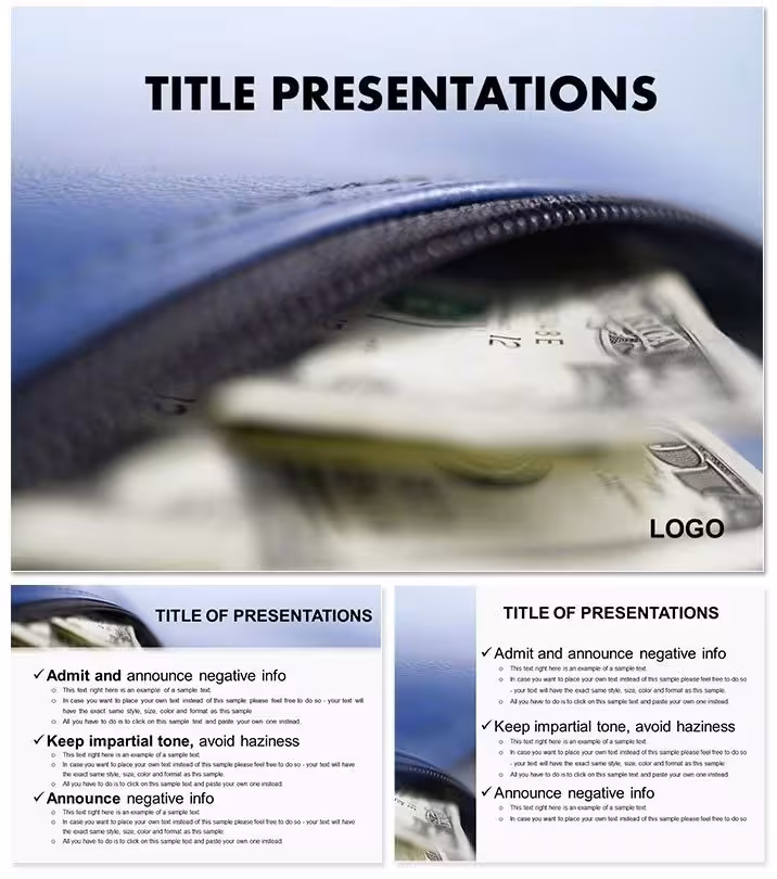 Money Wallet PowerPoint Template