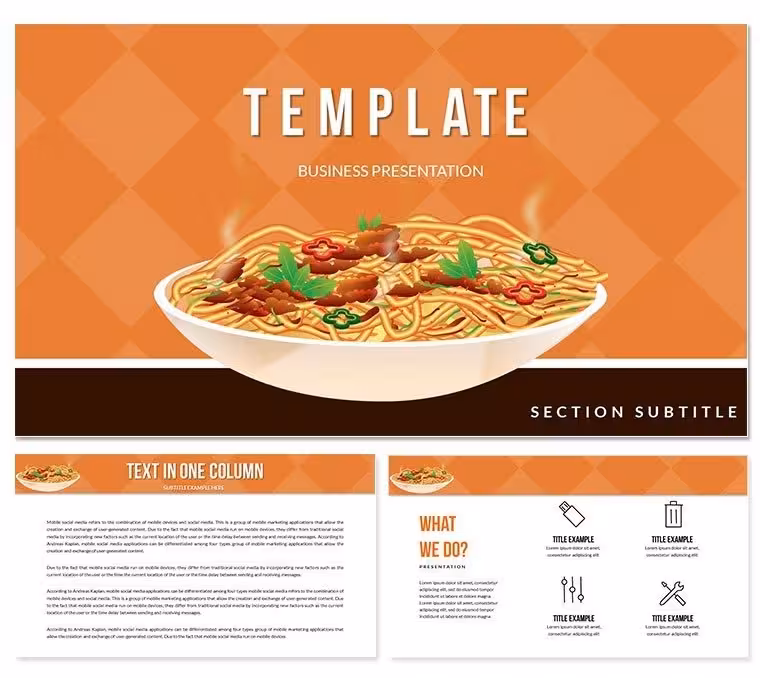 Pasta Perfection: Keynote Template for Italian Food