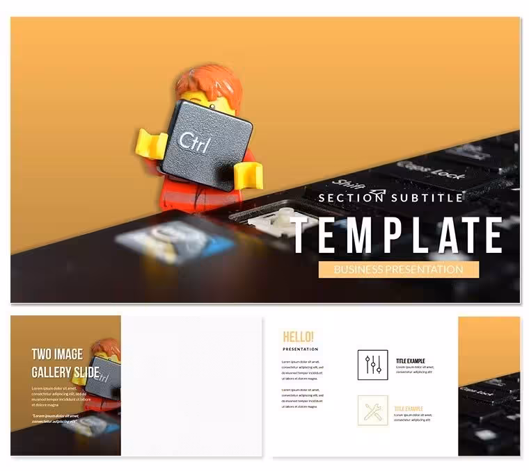 Computer Repair Technical Support Keynote Template: Presentation