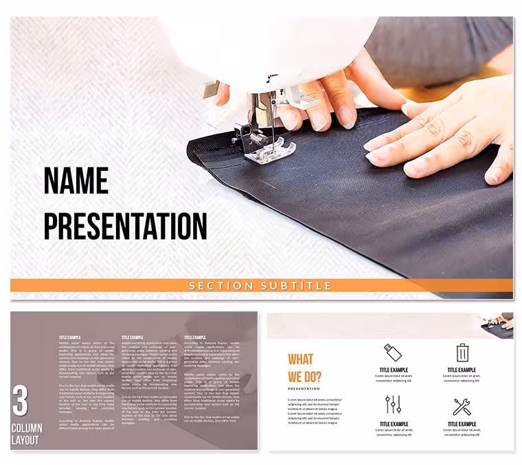 Sewing Machine templates | Keynote Themes