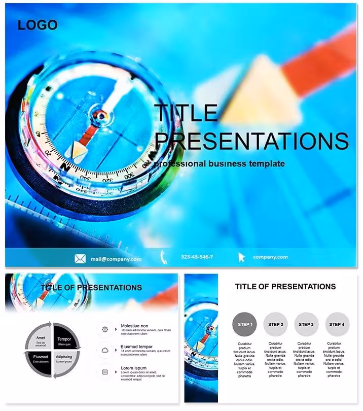 Compass PowerPoint Template: Chart Your Course to Impactful Presentations