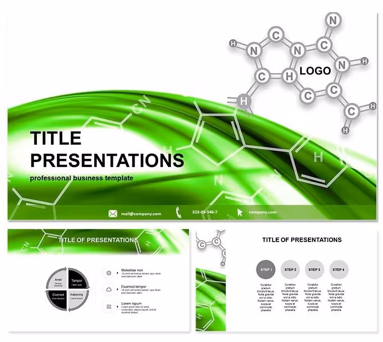 Molecular Structure Insights PowerPoint Template