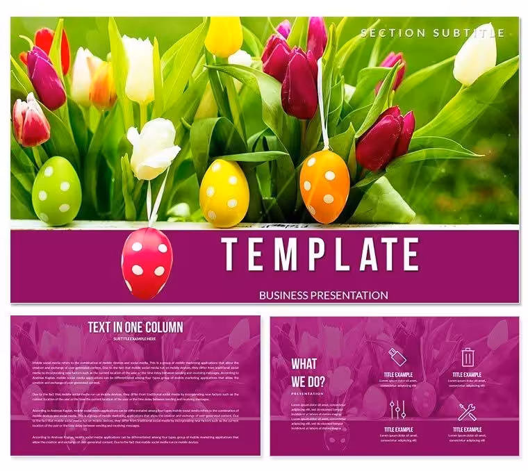 Free Easter Keynote Template - Celebrate Presentation