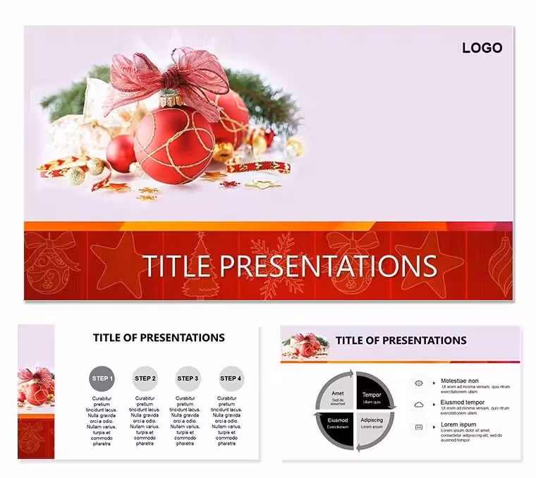 Christmas Composition Keynote Template Themes
