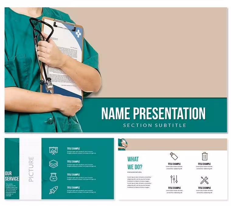 Primary Care Doctors Template and Background, Medicine Keynote presentation