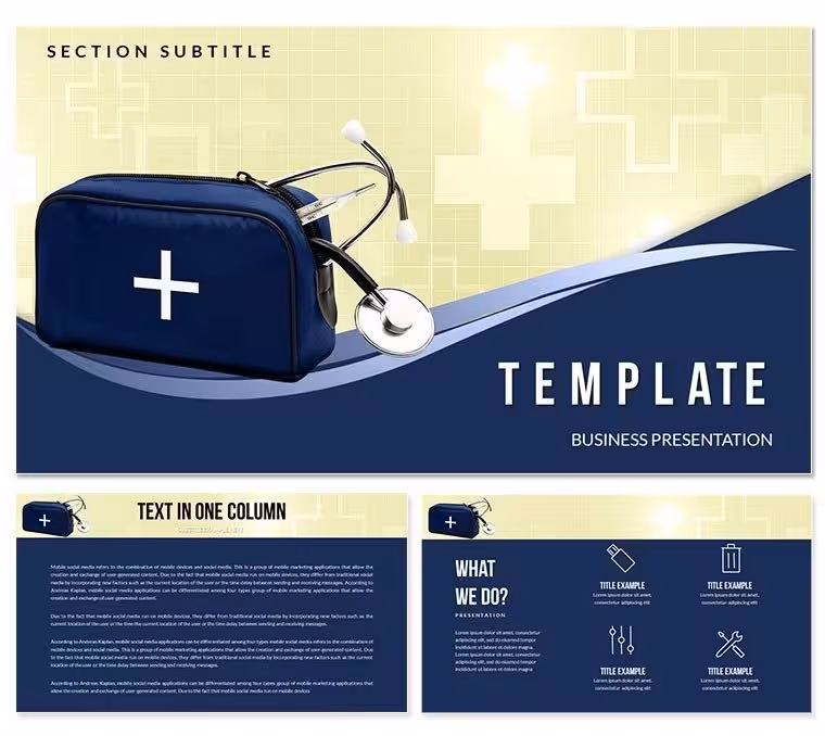 Equipment Doctor Keynote templates
