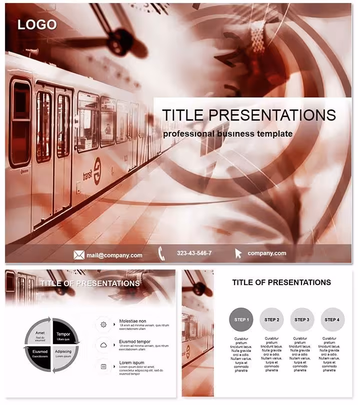 Urban Transport Schedule PowerPoint Tool