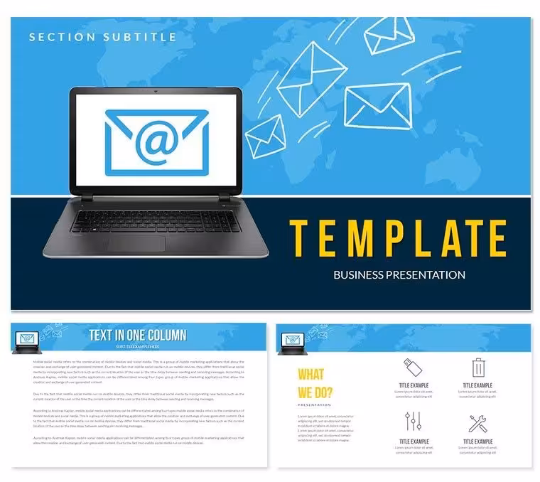 Sending Email Keynote templates