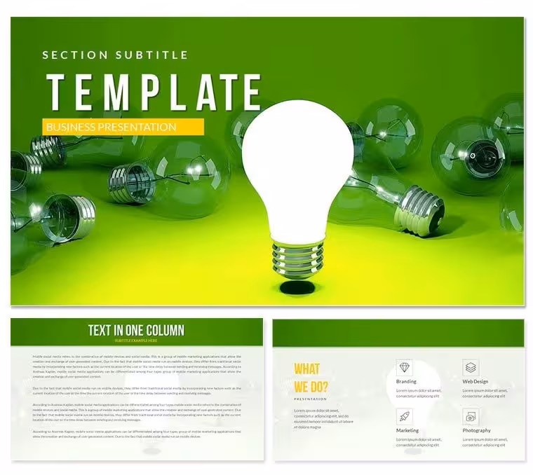 Energy Conservation Keynote templates