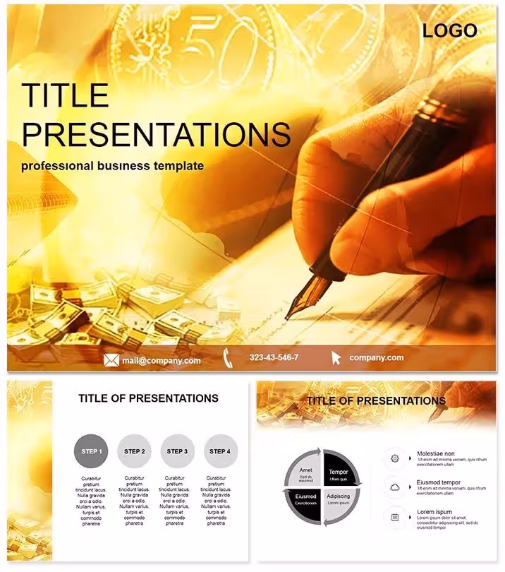 Sign with Confidence: Financial Documents Keynote Template