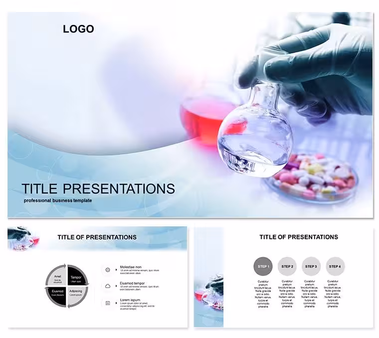 Professional Tablets Manufacturing PowerPoint Template