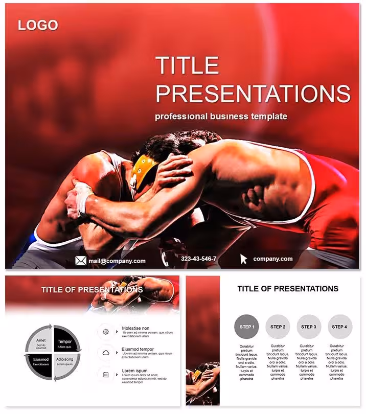 Judo Sport PowerPoint Template