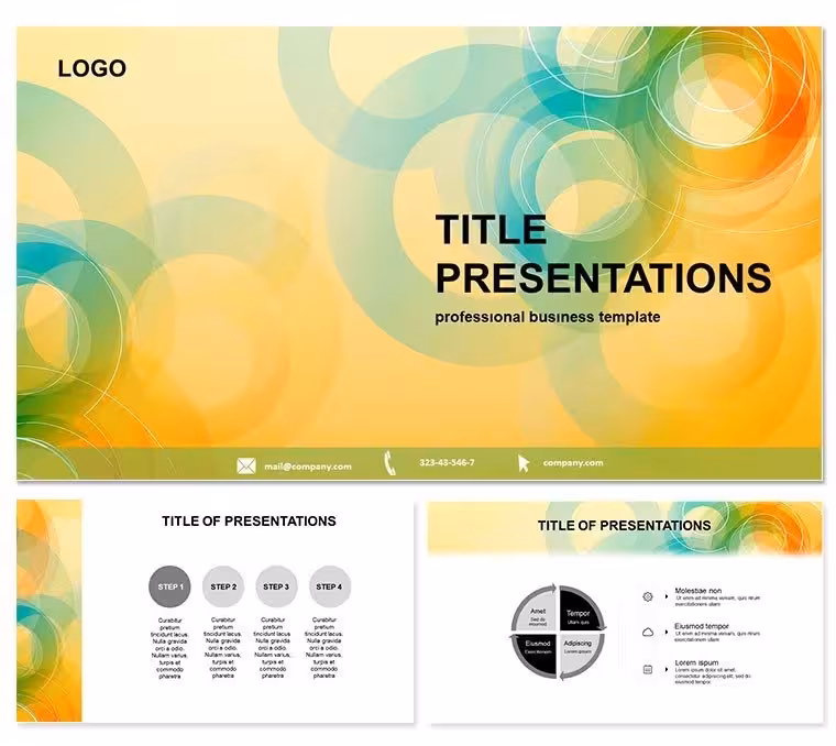 Colored Ring Keynote Theme for Dynamic Talks