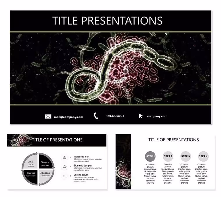 Ebola Symptoms PowerPoint Template: Clear Insights