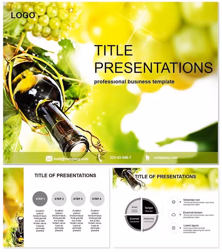 Winemaking Process Keynote Template Guide