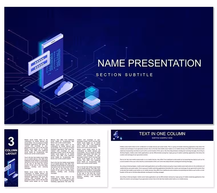 Cyber Security Keynote Template for Presentation