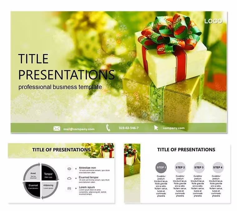 Christmas Gifts for Kids PowerPoint Templates: Unwrapping Holiday Magic