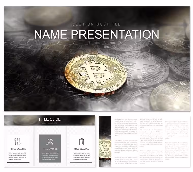 Bitcoin Coinbase Keynote Template: Crypto Dynamics Unleashed