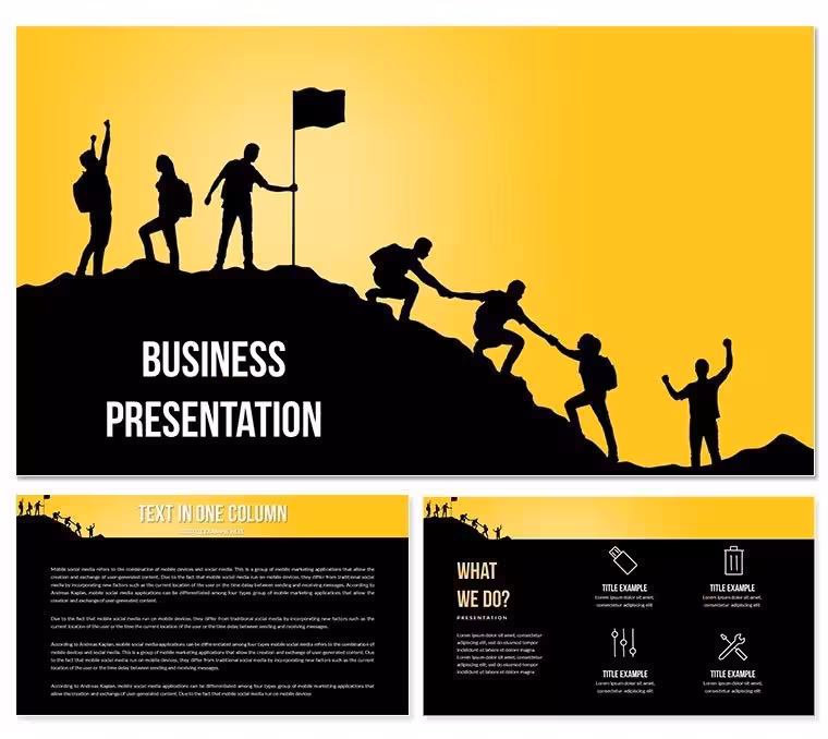 Leadership Team Management Keynote Template - Fully Editable | Instant Download | ImagineLayout