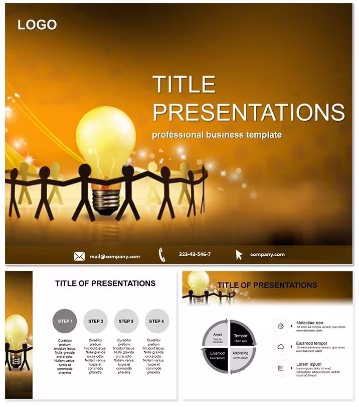 Electricity People Keynote Template: Energize Your Insights
