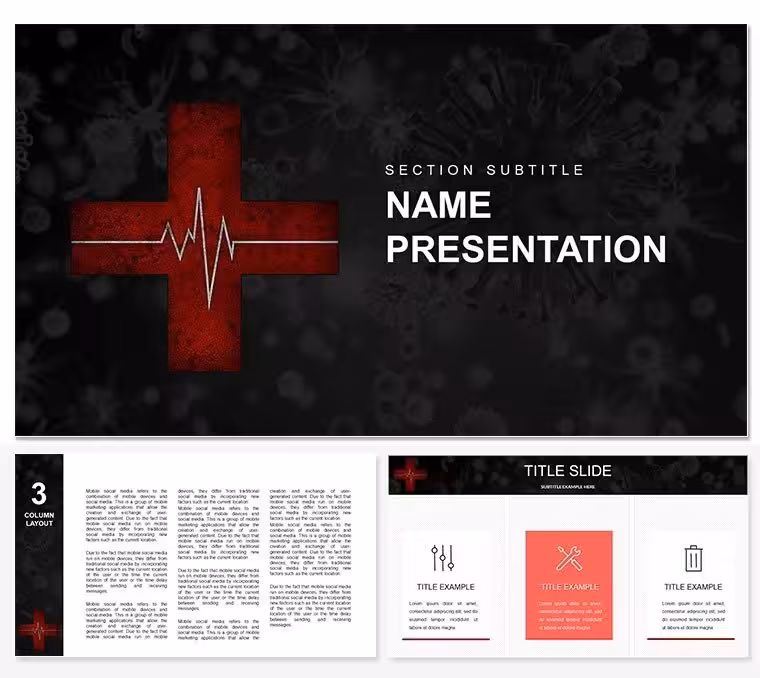Infection Prevention and Viral Control Keynote Template for Medical Presentations