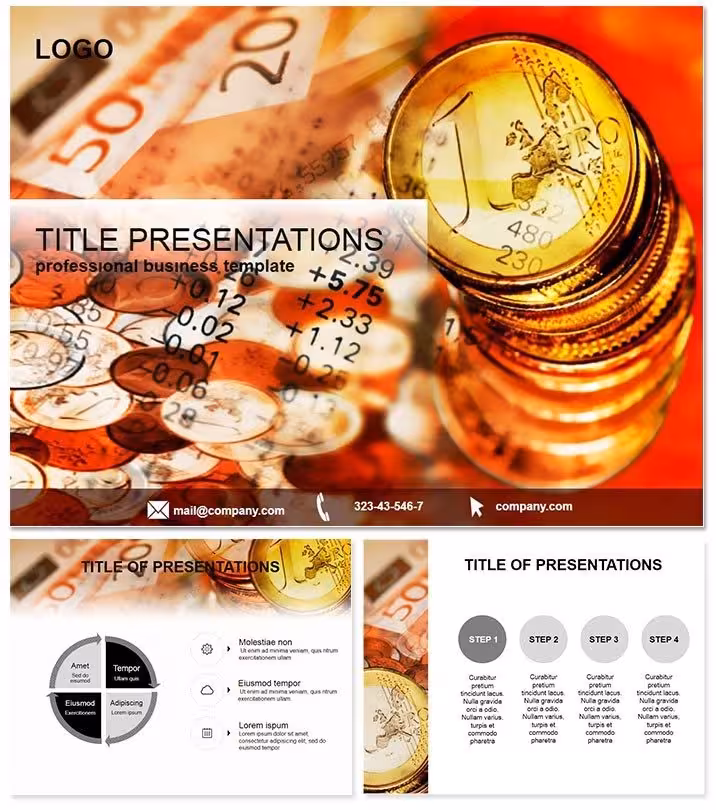 EU Money PowerPoint Template: Euro Excellence in Every Slide