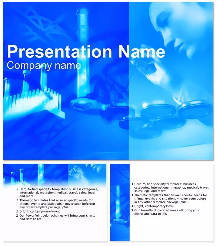 Laboratory Investigation Chemistry PowerPoint Template: Experiment with Excellence