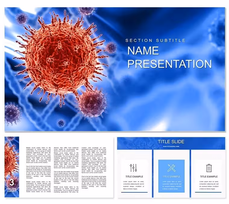Types of Viral Diseases - Infectious Diseases Keynote template