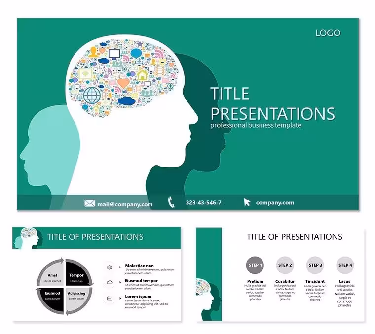 Thoughts on Knowledge PowerPoint templates