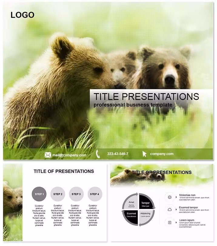 Bear Park Keynote Template for Wildlife Talks