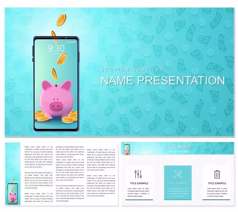 Cashback Service Keynote Template: Flow Money Narratives with Ease