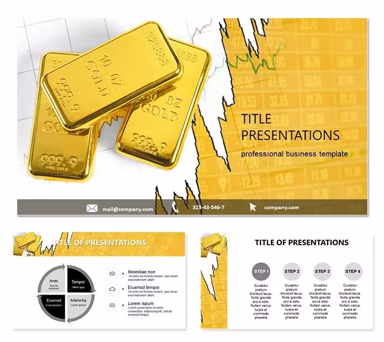 Gold Price PowerPoint Template