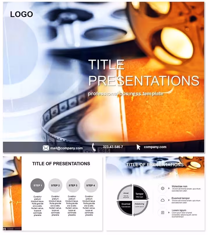 Mounting Films Keynote Template: Reel in Your Audience