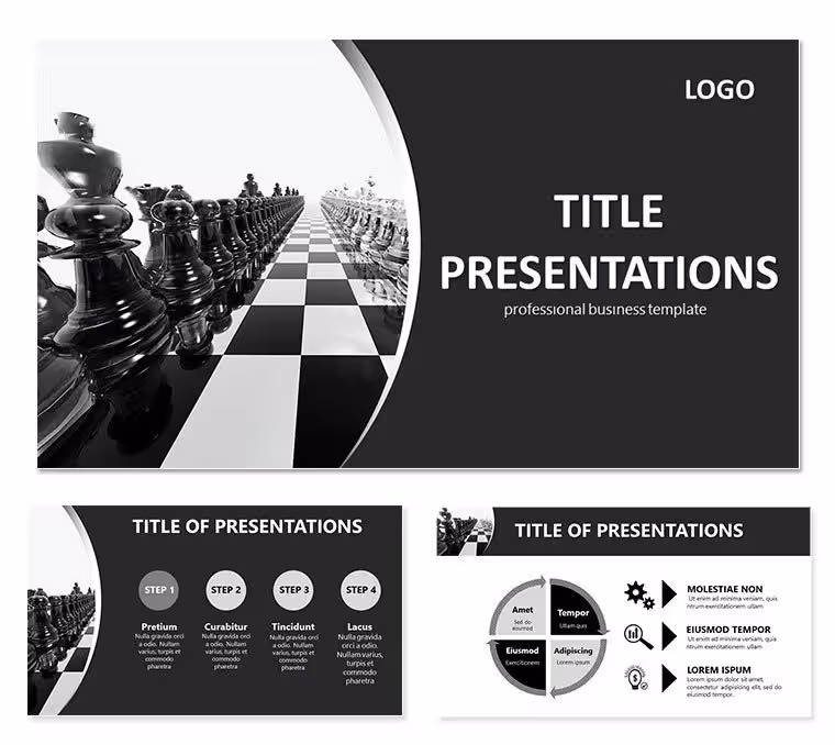 Chess Tactics Keynote Template for Presentation