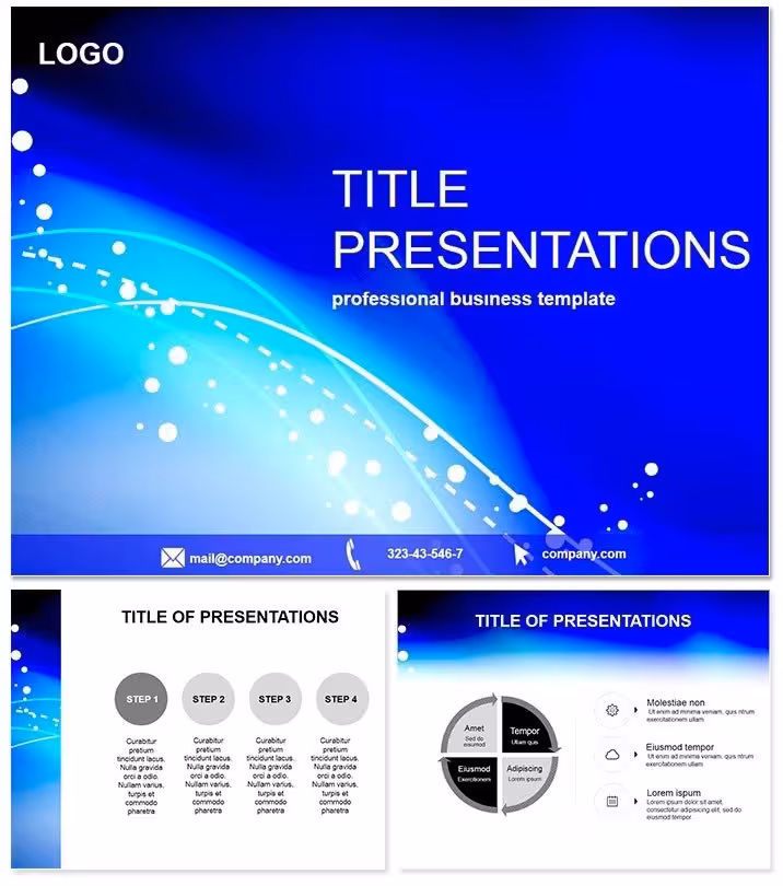 Blue Flash Keynote Template: Design That Delivers Depth