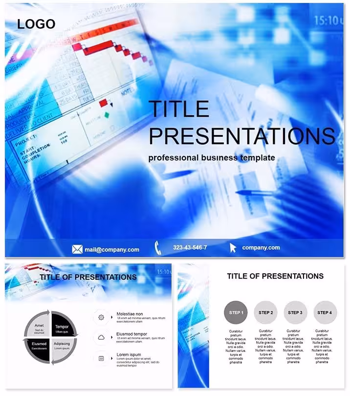 Operating Schedule PowerPoint Template