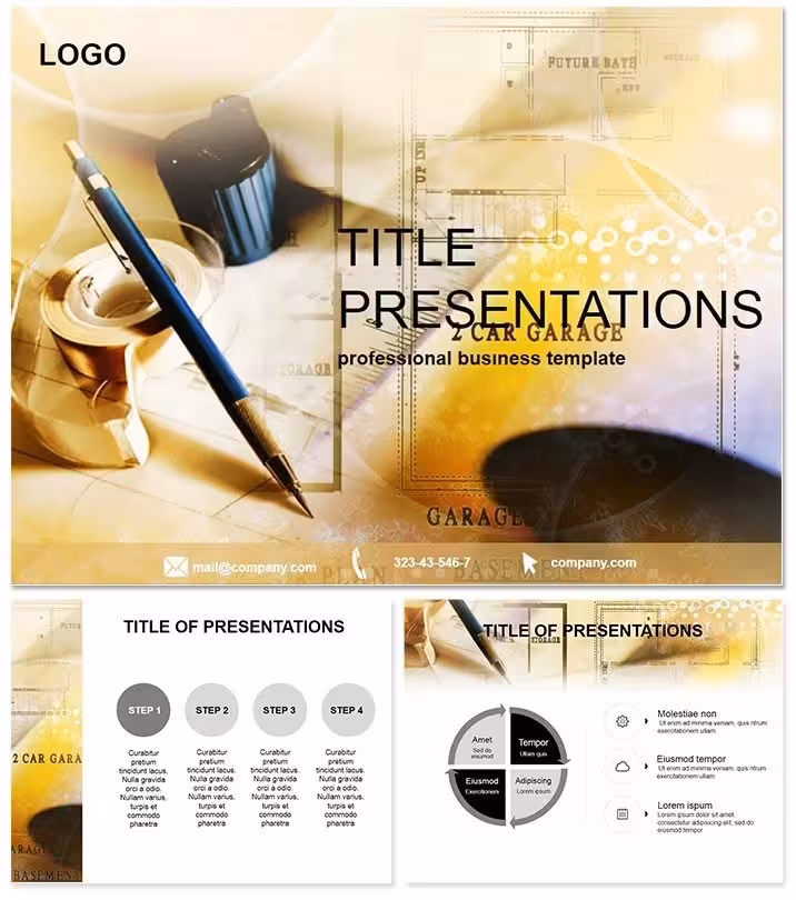 Drawing Plan Keynote Template