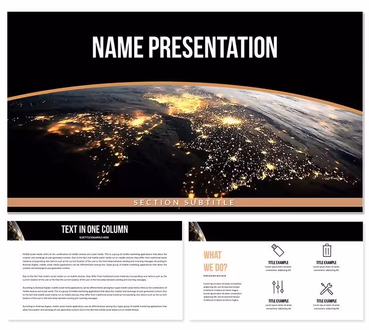 Modern Civilization Keynote Template - Download Presentation